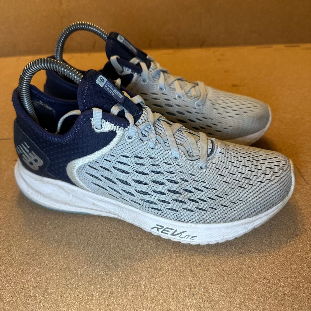 New Balance FuelCore 5000 Womens Size 8 Running Shoes Grey Navy‎ WFL5KAB Comfort